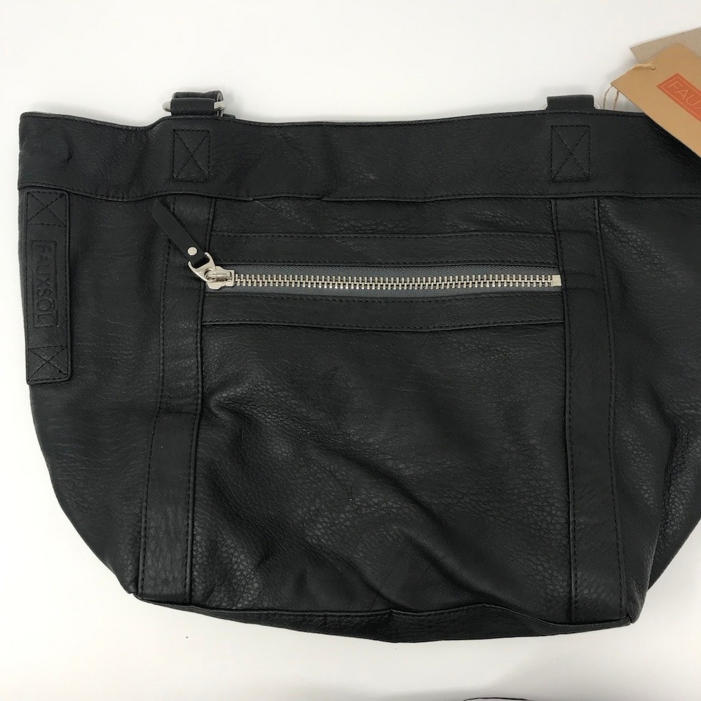 Fauxsol Look Both Ways Reversible Tote